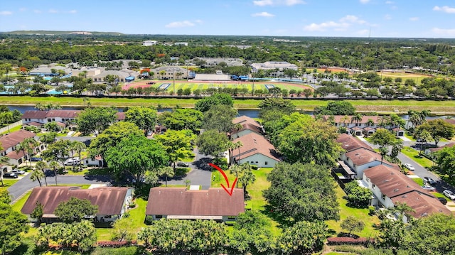 8811 SW 21st Ct Unit B, Boca Raton, FL 33433 - aerial perspective of suburban area featuring a large body of water