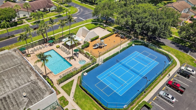 8811 SW 21st Ct Unit B, Boca Raton, FL 33433 - drone / aerial view of a pool