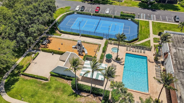 8811 SW 21st Ct Unit B, Boca Raton, FL 33433 - drone / aerial view of a pool