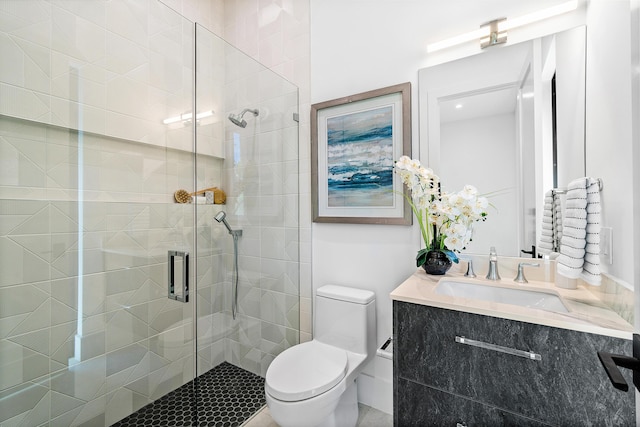 17 NW 15th St, Delray Beach, FL 33444 - bathroom featuring a stall shower and vanity