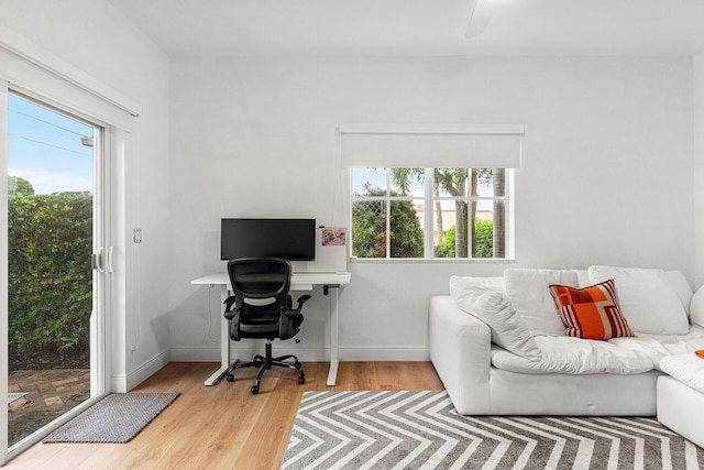674 NW Library Commons Way, Boca Raton, FL 33432 - home office featuring wood finished floors and baseboards