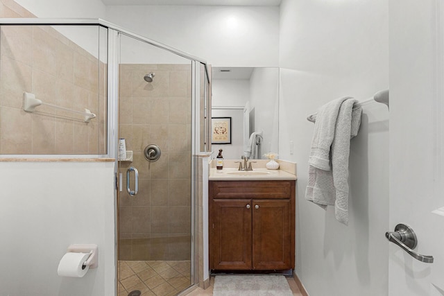 674 NW Library Commons Way, Boca Raton, FL 33432 - bathroom with vanity and a stall shower
