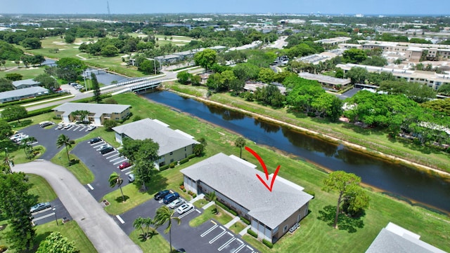 1030 Citrus Way Unit 204, Delray Beach, FL 33445 - aerial overview of property's location featuring a nearby body of water