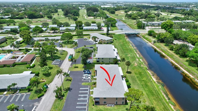 1030 Citrus Way Unit 204, Delray Beach, FL 33445 - aerial overview of property's location featuring a nearby body of water