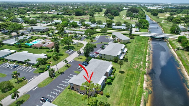 1030 Citrus Way Unit 204, Delray Beach, FL 33445 - aerial view of property and surrounding area with a large body of water