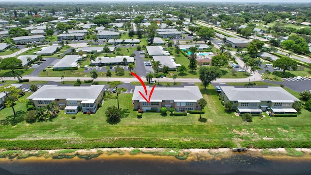 1030 Citrus Way Unit 204, Delray Beach, FL 33445 - aerial overview of property's location featuring a nearby body of water and nearby suburban area