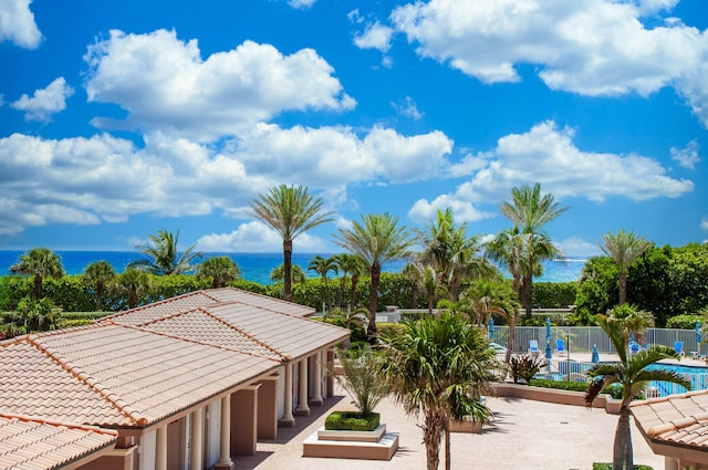 700 Ocean Royale Way Unit 202, Juno Beach, FL 33408 - view of home's community featuring a pool and a water view