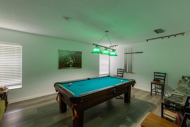 1428 SE 4th Ave Unit 127, Deerfield Beach, FL 33441 - recreation room with wood finished floors and billiards table