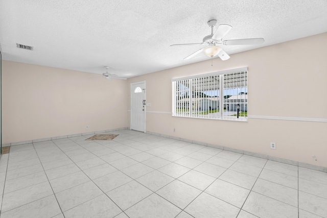 2203 Campanelli Blvd, Boynton Beach, FL 33426 - unfurnished room featuring ceiling fan and a textured ceiling