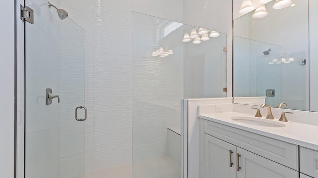 212 SE Via Sangro, Port Saint Lucie, FL 34952 - full bath featuring a shower stall and vanity