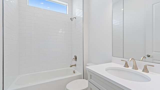 212 SE Via Sangro, Port Saint Lucie, FL 34952 - full bathroom with vanity and bathtub / shower combination
