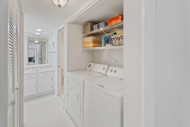 120 Lakeshore Dr Unit 735, North Palm Beach, FL 33408 - laundry area featuring washing machine and dryer