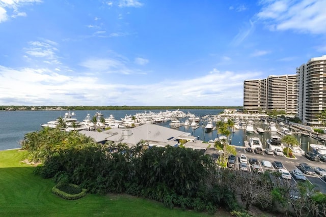 120 Lakeshore Dr Unit 735, North Palm Beach, FL 33408 - water view with numerous boat docks