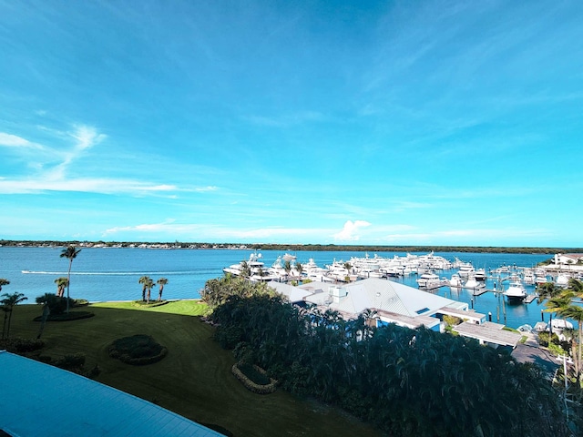 120 Lakeshore Dr Unit 735, North Palm Beach, FL 33408 - water view featuring a marina