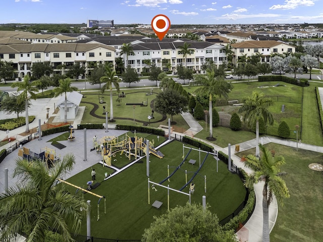 5143 Beckman Ter, Palm Beach Gardens, FL 33418 - aerial overview of property's location featuring nearby suburban area