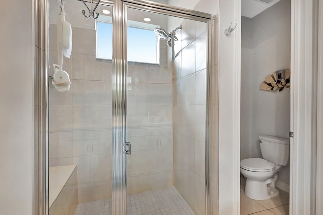 521 SE Plumeria Dr, Port Saint Lucie, FL 34984 - full bathroom with a stall shower and tile patterned floors