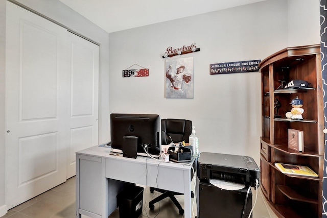 521 SE Plumeria Dr, Port Saint Lucie, FL 34984 - office with tile patterned flooring