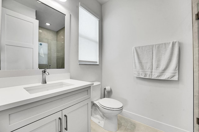 13496 Bernoulli Way, Palm Beach Gardens, FL 33418 - full bath with vanity, a stall shower, and tile patterned floors