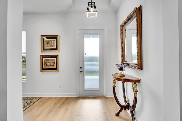 13496 Bernoulli Way, Palm Beach Gardens, FL 33418 - entryway with wood finished floors and baseboards