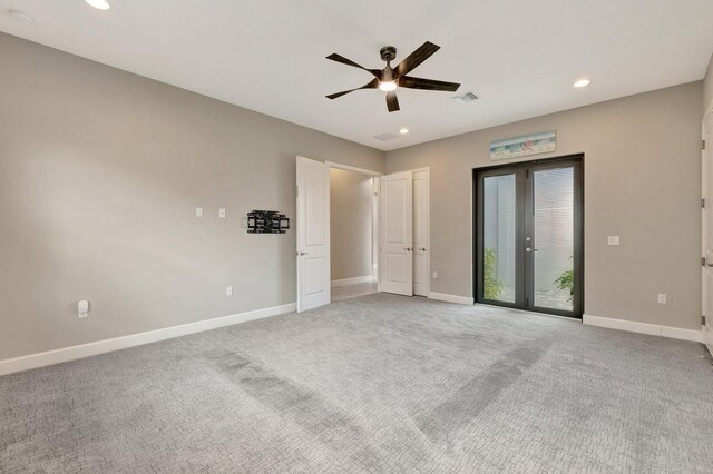11535 SW Surf Springs Rd, Port Saint Lucie, FL 34987 - carpeted spare room with ceiling fan and recessed lighting