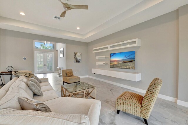 11535 SW Surf Springs Rd, Port Saint Lucie, FL 34987 - entrance foyer with baseboards and french doors