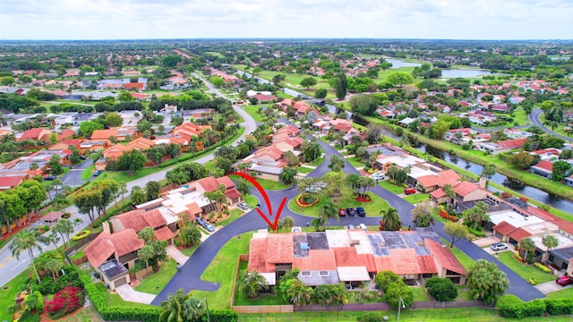 11063 Oakdale Rd, Boynton Beach, FL 33437 - aerial view of residential area featuring a nearby body of water