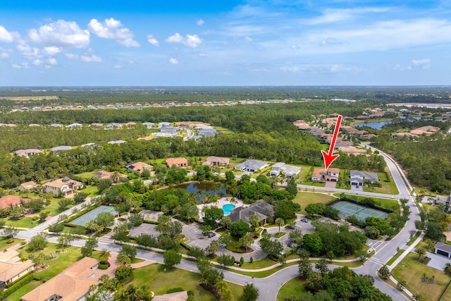 3153 SW Pond Apple St, Palm City, FL 34990 - aerial view of property's location featuring nearby suburban area