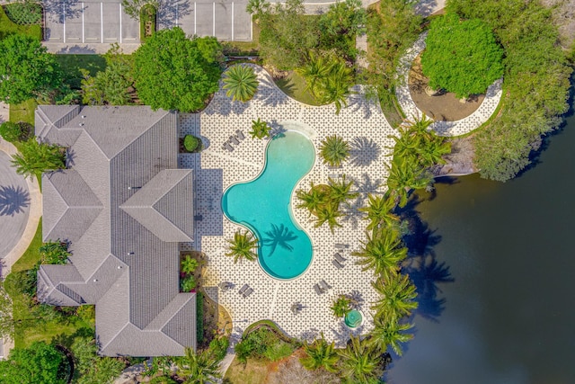 3153 SW Pond Apple St, Palm City, FL 34990 - drone / aerial view of a pool