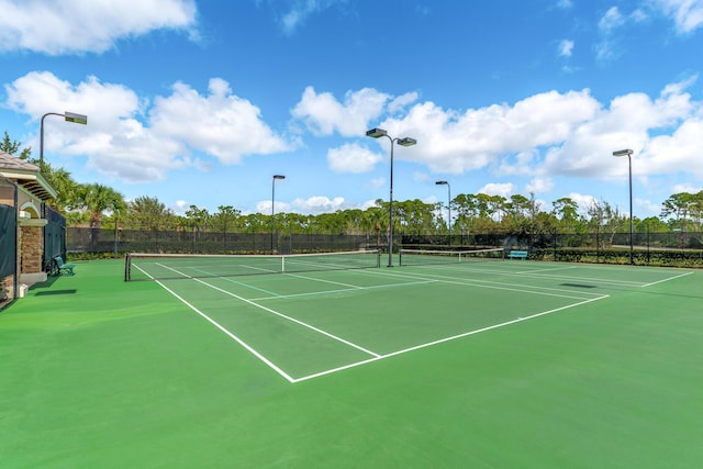 3153 SW Pond Apple St, Palm City, FL 34990 - view of tennis court