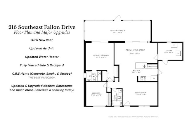 216 SE Fallon Dr, Port Saint Lucie, FL 34983 - view of room layout