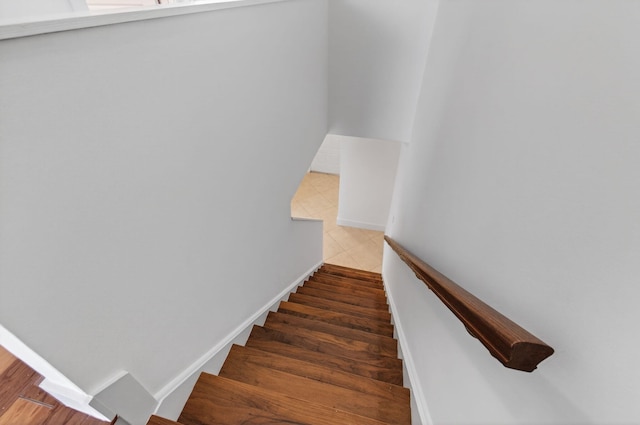 9850 Kamena Cir, Boynton Beach, FL 33436 - stairs with wood finished floors