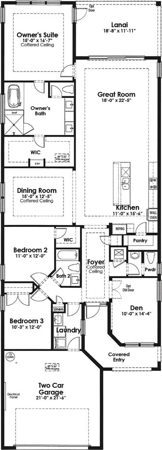 13058 Artisan Cir, Palm Beach Gardens, FL 33418 - view of home floor plan