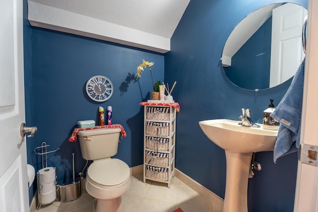 161 Lake Monterey Cir, Boynton Beach, FL 33426 - bathroom with toilet and tile patterned floors