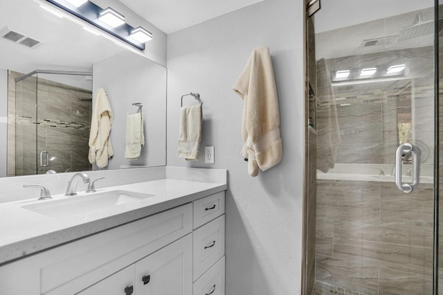 8291 Thames Blvd Unit C, Boca Raton, FL 33433 - full bath with vanity and a shower stall