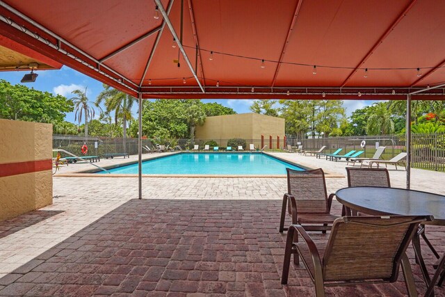 8291 Thames Blvd Unit C, Boca Raton, FL 33433 - community pool featuring a gazebo and a patio