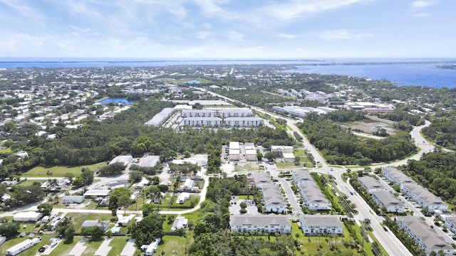 1416 Gopher Ter, Stuart, FL 34994 - aerial overview of property's location featuring a large body of water