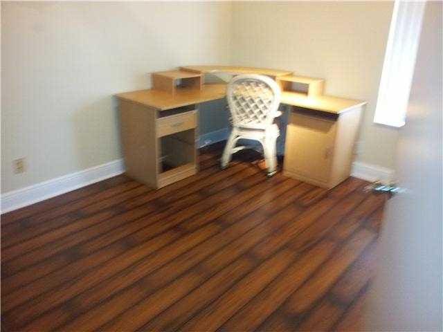 5051 Pointe Emerald Ln Unit 5051, Boca Raton, FL 33486 - unfurnished office with wood finished floors and baseboards