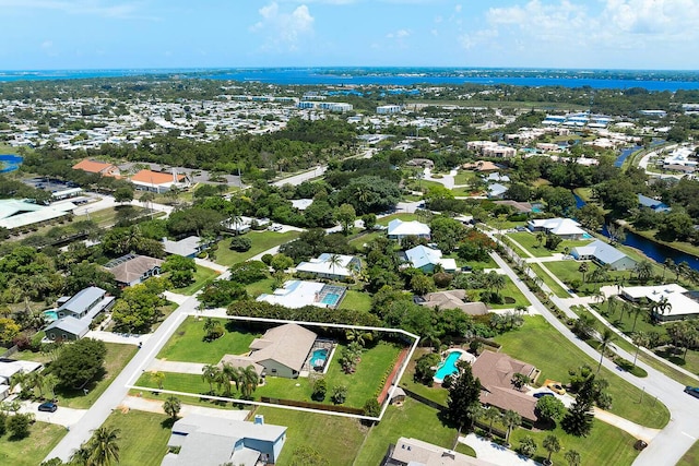 2282 NE Marlberry Ln, Jensen Beach, FL 34957 - view of property location featuring property boundaries highlighted, a large body of water, and nearby suburban area