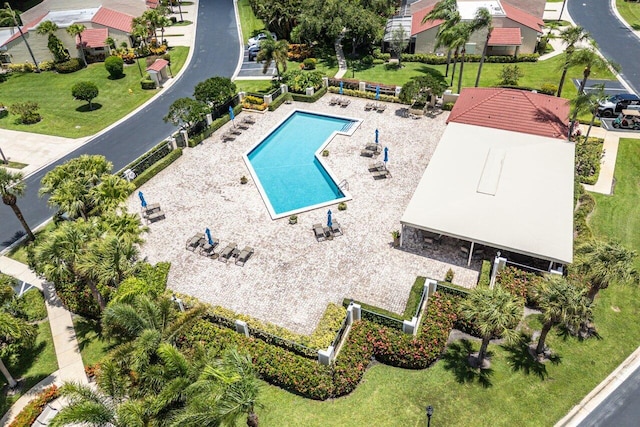 767 Windermere Way Unit 767, Palm Beach Gardens, FL 33418 - aerial view of a pool