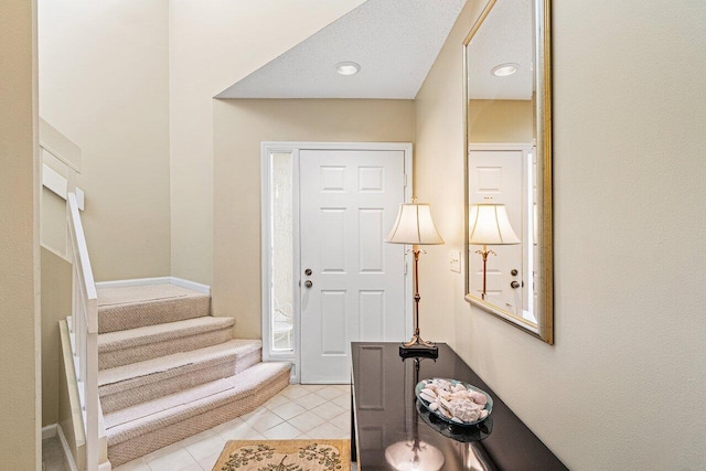 767 Windermere Way Unit 767, Palm Beach Gardens, FL 33418 - entryway featuring stairs and light tile patterned flooring