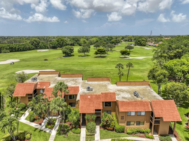 11186 Green Lake Dr Unit 202, Boynton Beach, FL 33437 - drone / aerial view of a golf club and a tree filled landscape