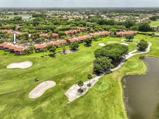 11186 Green Lake Dr Unit 202, Boynton Beach, FL 33437 - aerial view of residential area featuring a golf course and a nearby body of water