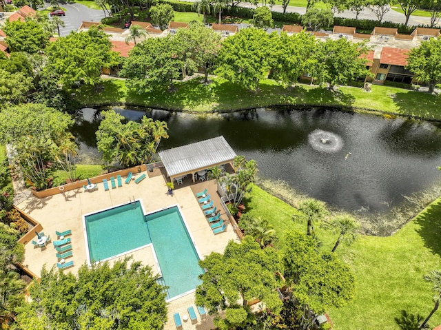 11186 Green Lake Dr Unit 202, Boynton Beach, FL 33437 - drone / aerial view of a large body of water and a pool