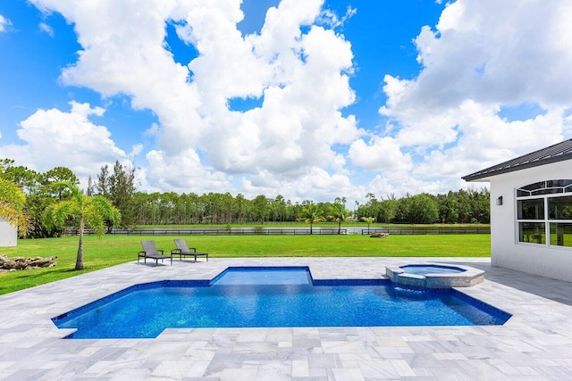 11533 Manatee Ter Unit 11533, Lake Worth, FL 33449 - view of pool with a patio and a pool with connected hot tub
