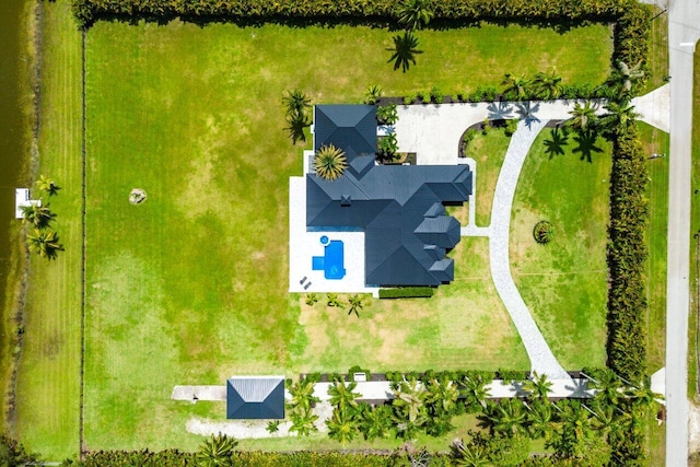 11533 Manatee Ter Unit 11533, Lake Worth, FL 33449 - drone / aerial view of a pool