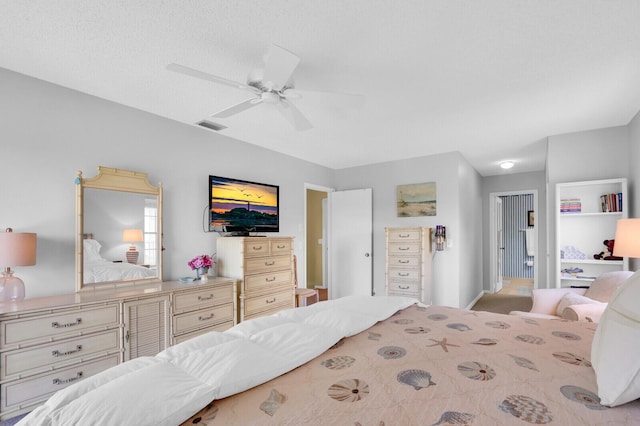 18429 SE Wood Haven Ln Unit G, Jupiter, FL 33469 - bedroom with carpet floors and a ceiling fan