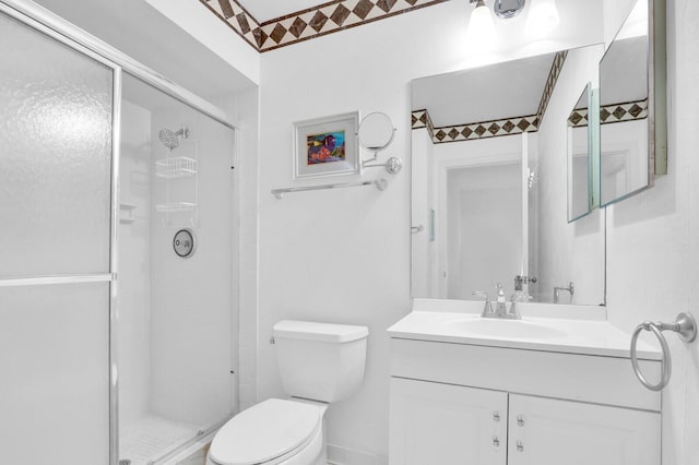 18429 SE Wood Haven Ln Unit G, Jupiter, FL 33469 - full bathroom with vanity and a stall shower