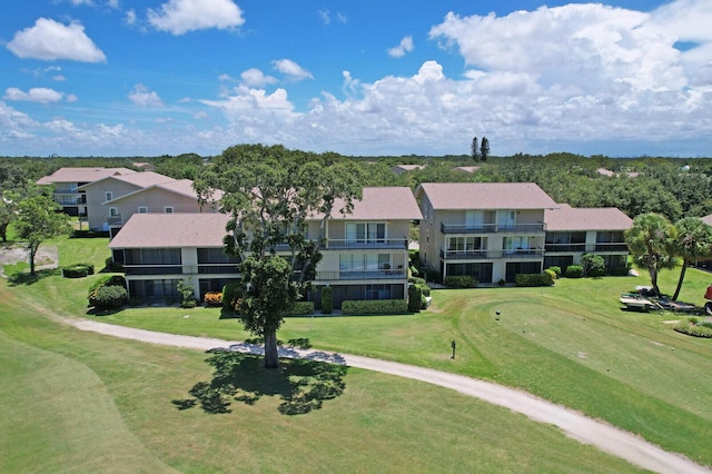 18429 SE Wood Haven Ln Unit G, Jupiter, FL 33469 - aerial perspective of suburban area with a golf course