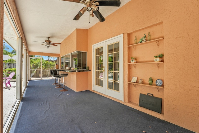 790 SE Ablett Ln, Port Saint Lucie, FL 34984 - view of patio featuring a ceiling fan