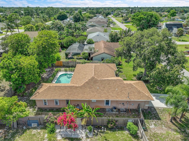 790 SE Ablett Ln, Port Saint Lucie, FL 34984 - aerial view of residential area featuring a pool